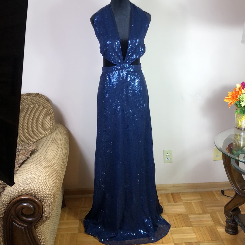 NEW Ramy Brook
Selena Cutout Sequin Gown - Picture 5 of 16